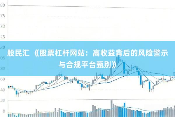 股民汇 《股票杠杆网站：高收益背后的风险警示与合规平台甄别》