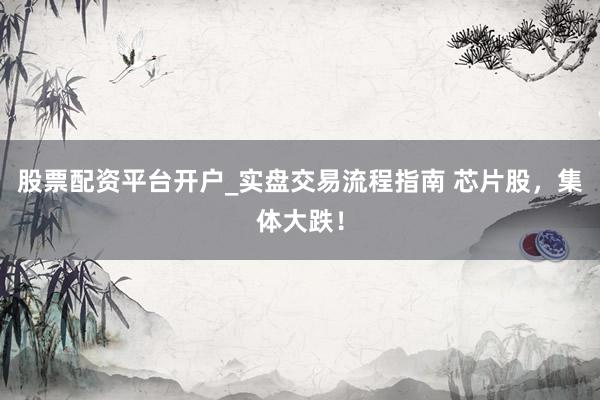 股票配资平台开户_实盘交易流程指南 芯片股，集体大跌！