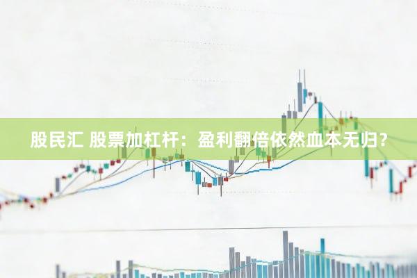 股民汇 股票加杠杆：盈利翻倍依然血本无归？